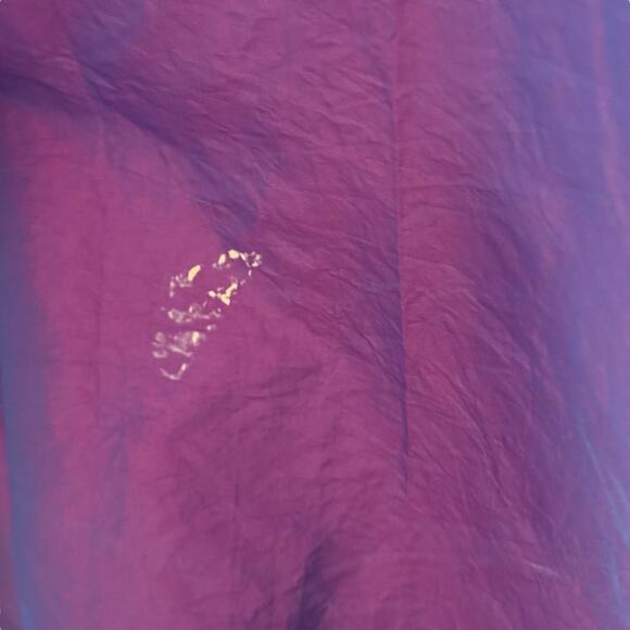 Fantastic Iridescent Purple Surf Style Vintage Windbreaker, One Size - Picture 8 of 11